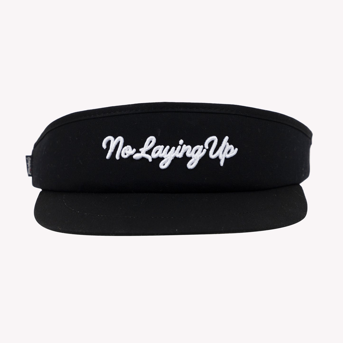 No Laying Up Script Tour Visor | Black w/ No Laying Up Script