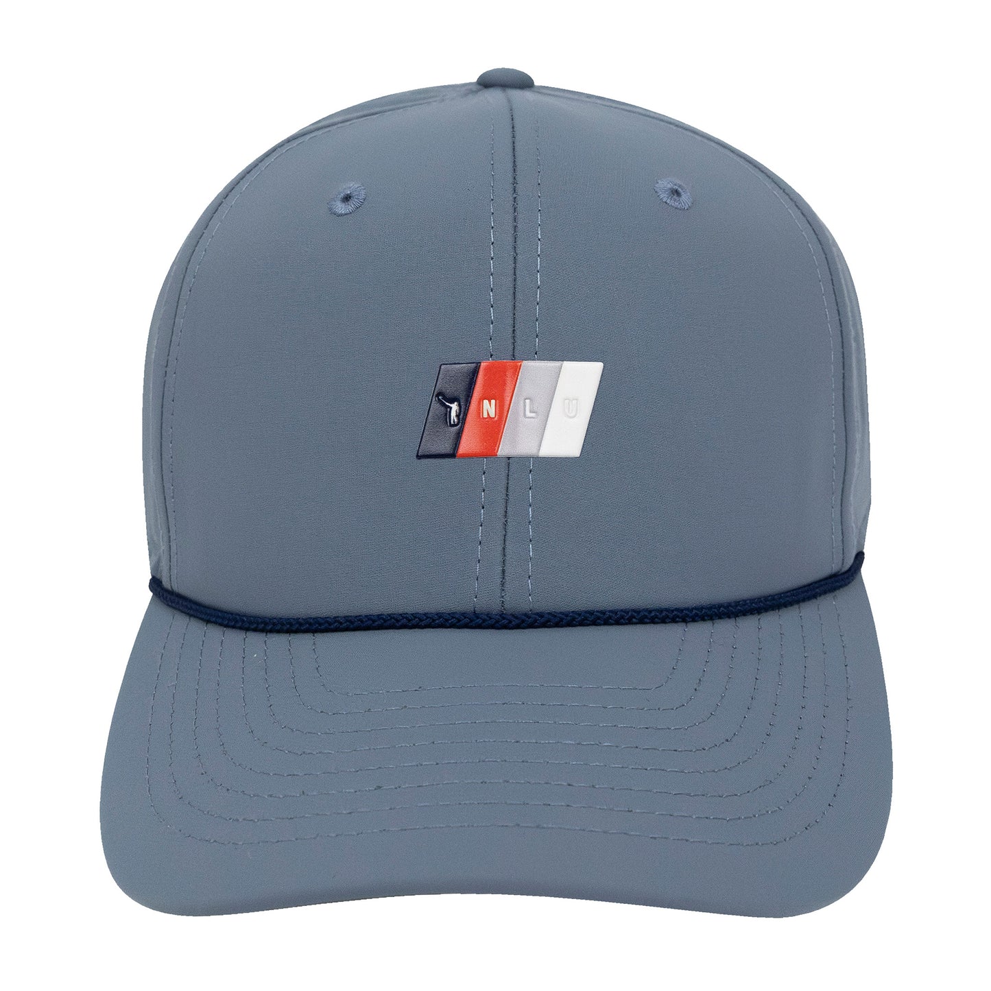 No Laying Up Racing Stripe Rope Hat | Breaker Blue w/ Navy Rope