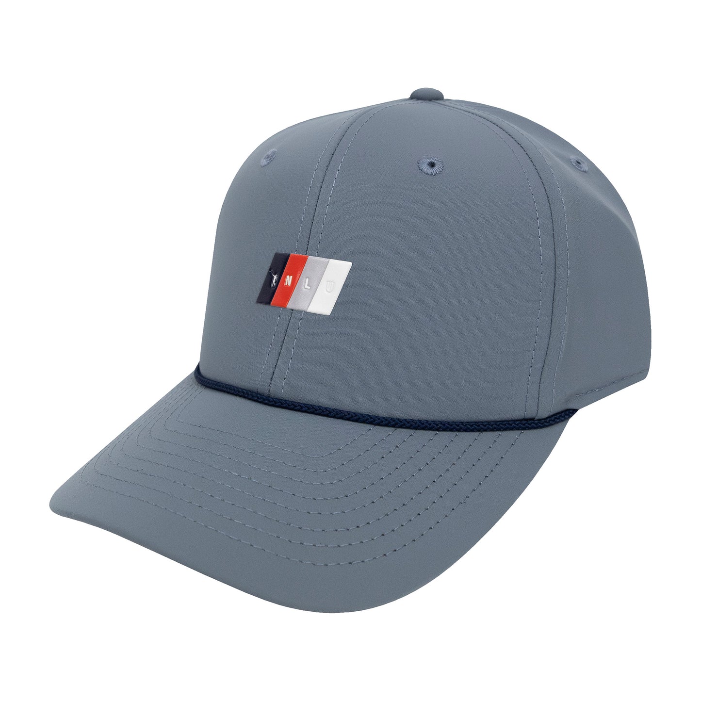 No Laying Up Racing Stripe Rope Hat | Breaker Blue w/ Navy Rope