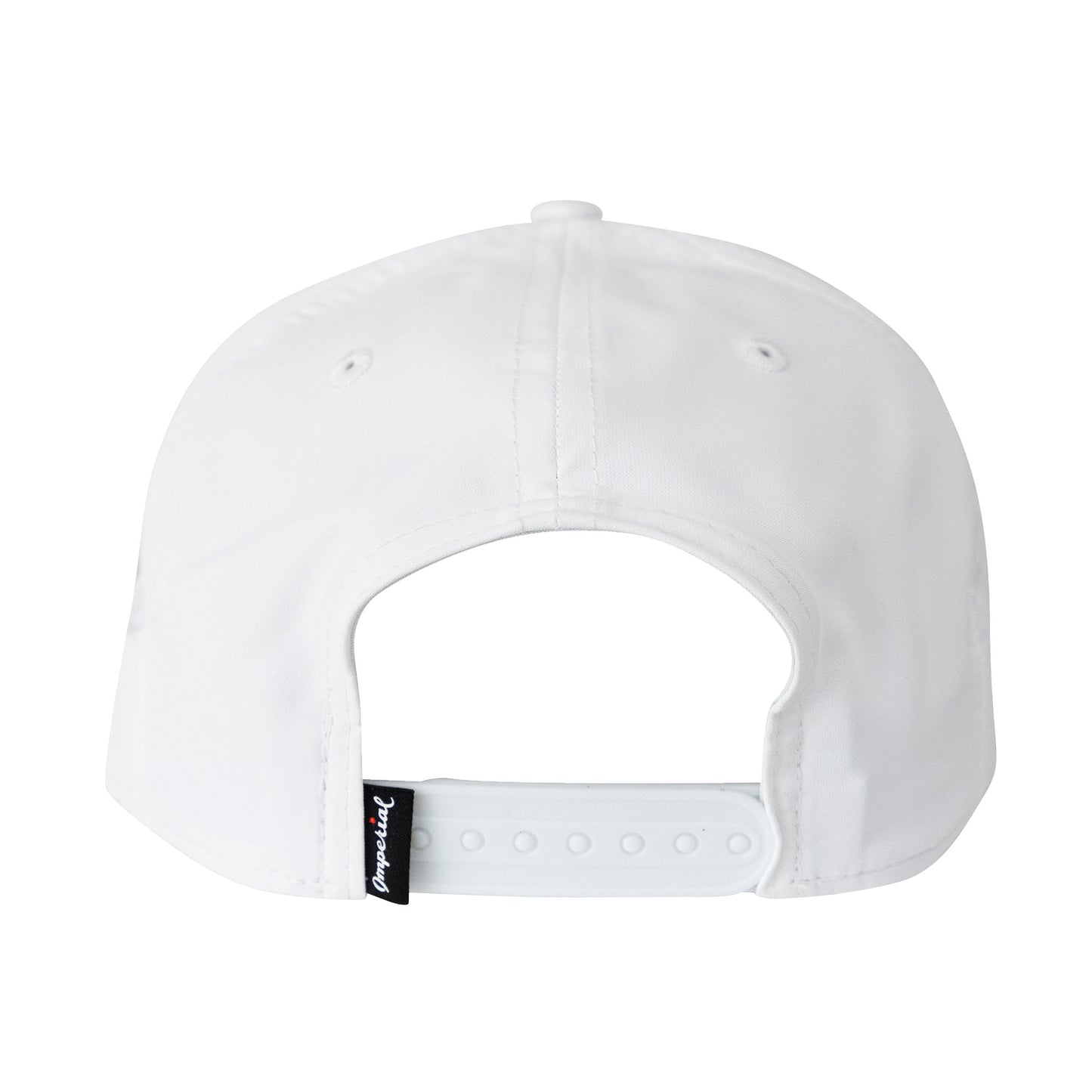 No Laying Up Racing Stripe Rope Hat | White w/ Red, White, & Blue Rope