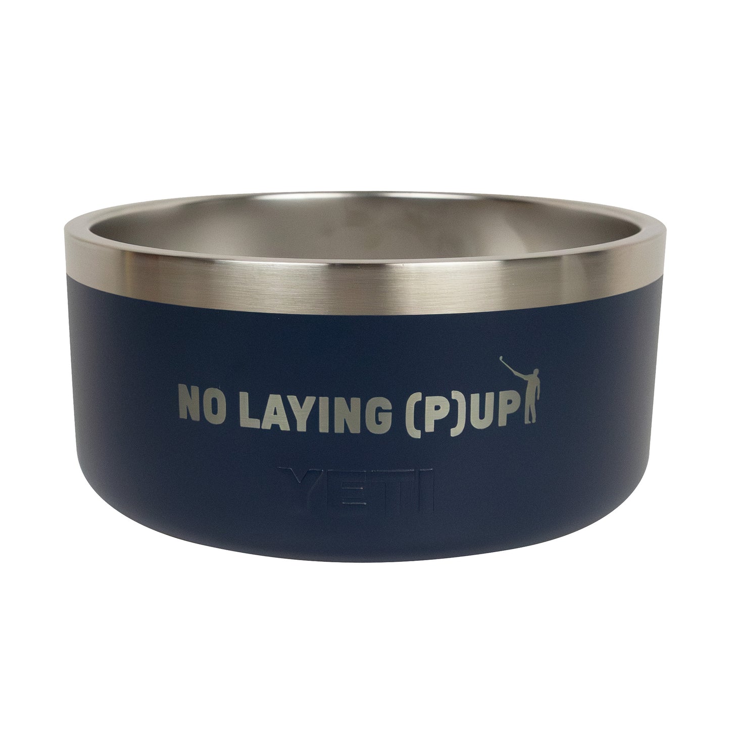 NLU x YETI 4 Cup No Laying (P)up Dog Bowl | Navy