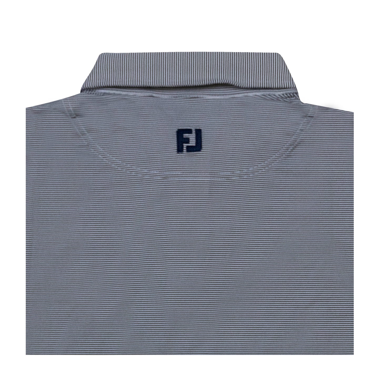 NLU x FJ MicroFeeder Stripe Lisle Polo | Navy (Traditional Fit)