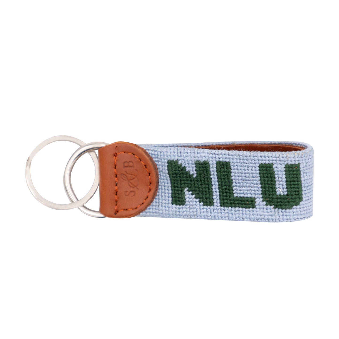 NLU x Smathers & Branson Key Fob | Antique Blue Crest