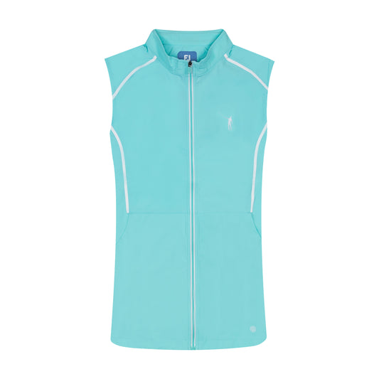 NLU x FJ Ladies TempoSeries Softshell Vest | Aqua