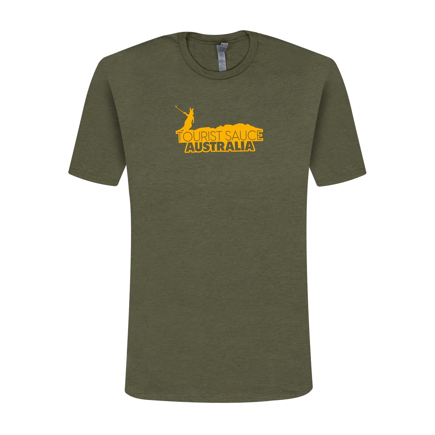Tourist Sauce 9: Australia Logo T-shirt | Military Green