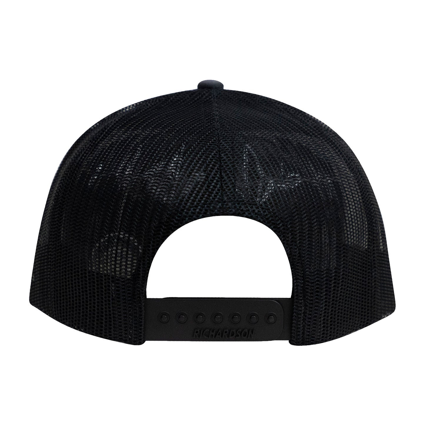 No Laying Up Logo Lock Up Trucker Hat | Grey Black 2 tone w/ Grey/Black Silicone Patch