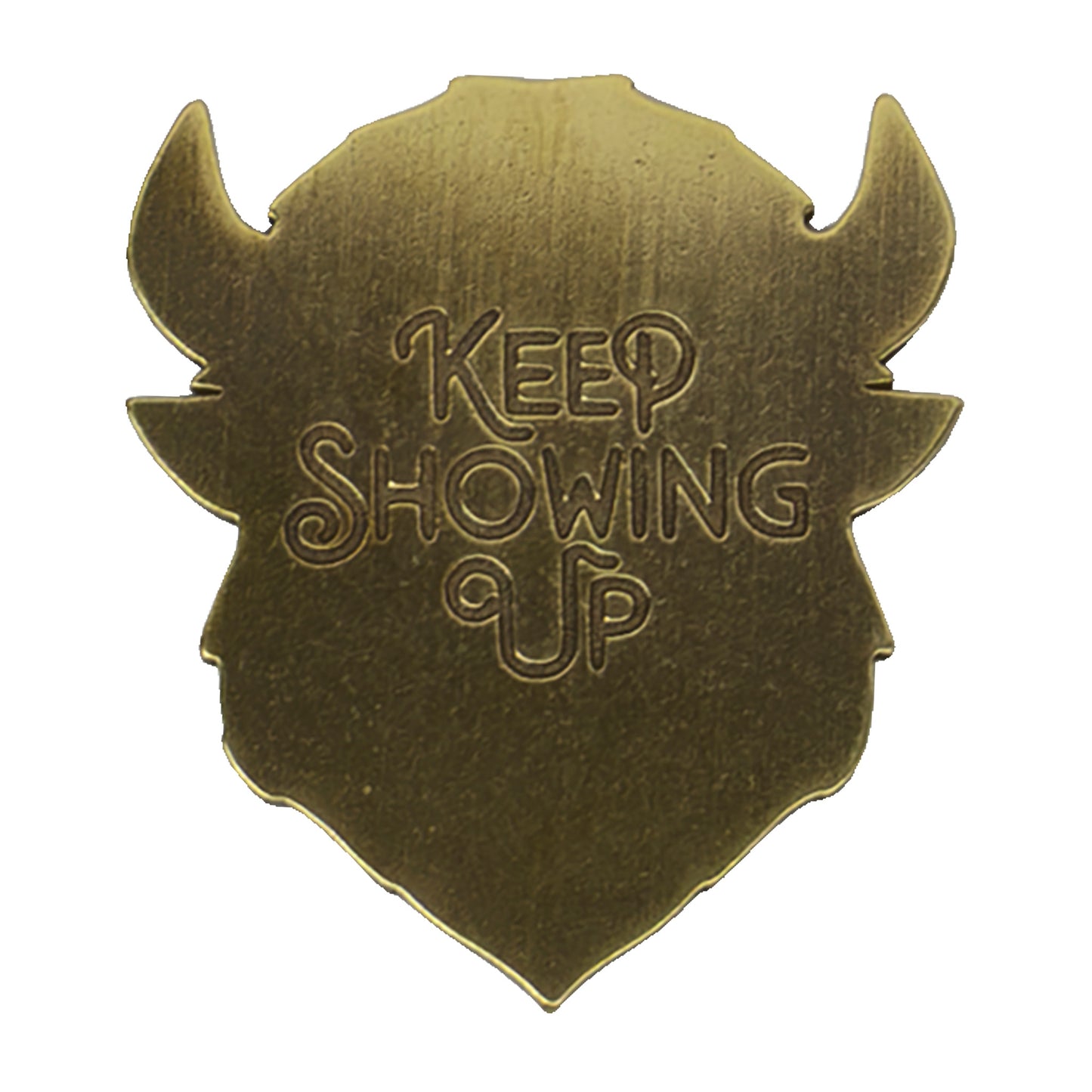 Keep Showing Up Buffalo Ball Mark