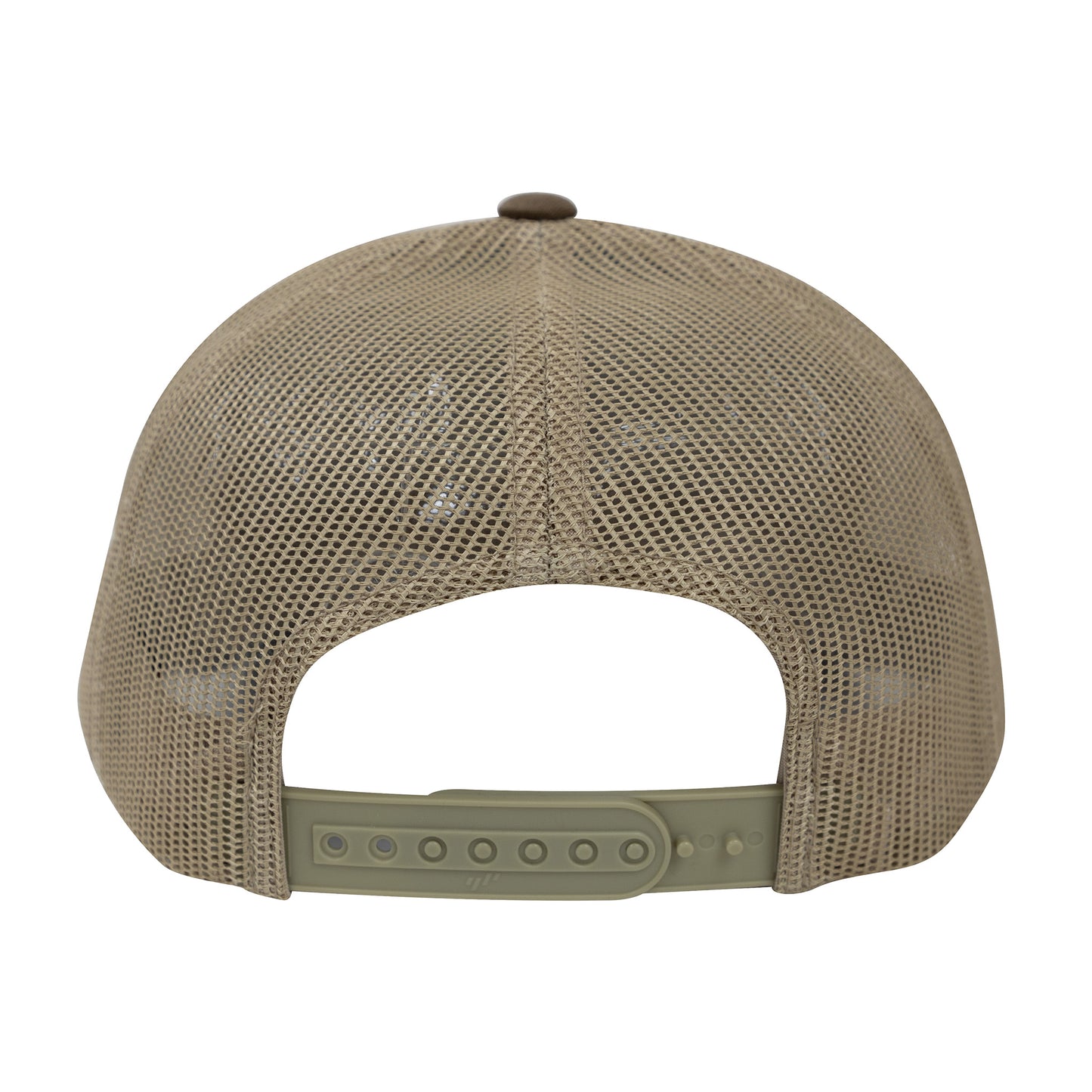 No Laying Up Wayward Patch Trucker Hat | Khaki Camo w/ White, Teal, & Rust Patch