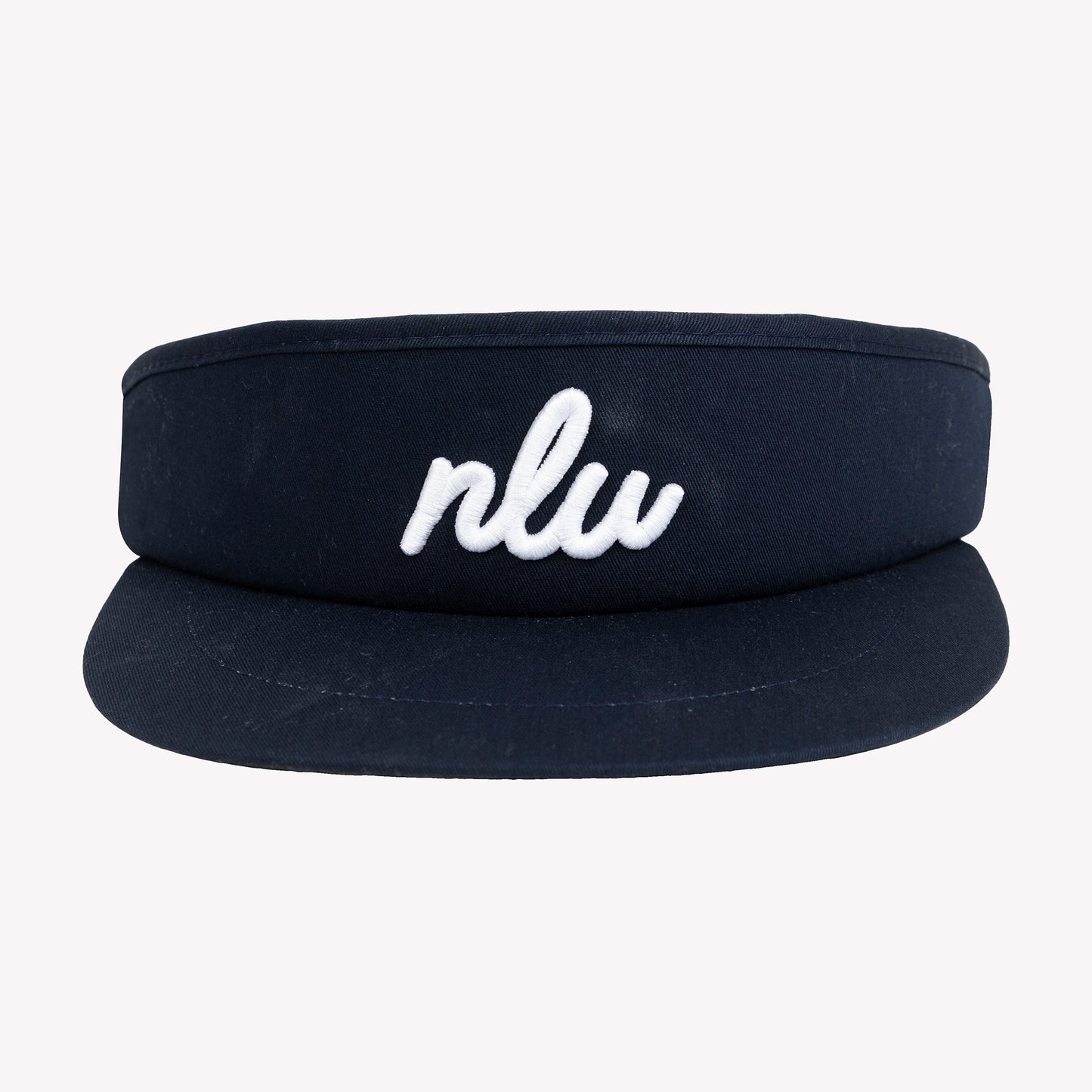 No Laying Up Script Tour Visor | Navy w/ White Initials