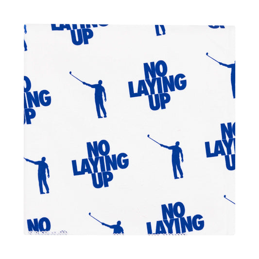 No Laying Up Logo Towel | Blue & White