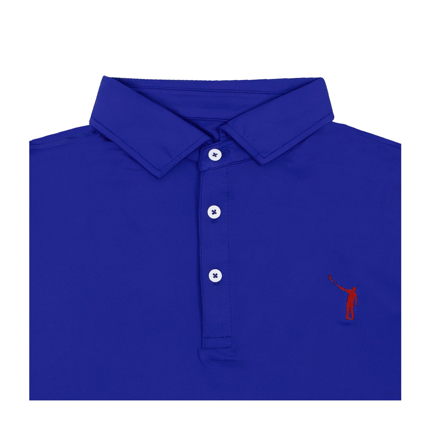 NLU Performance Polo | Blue w/ Red