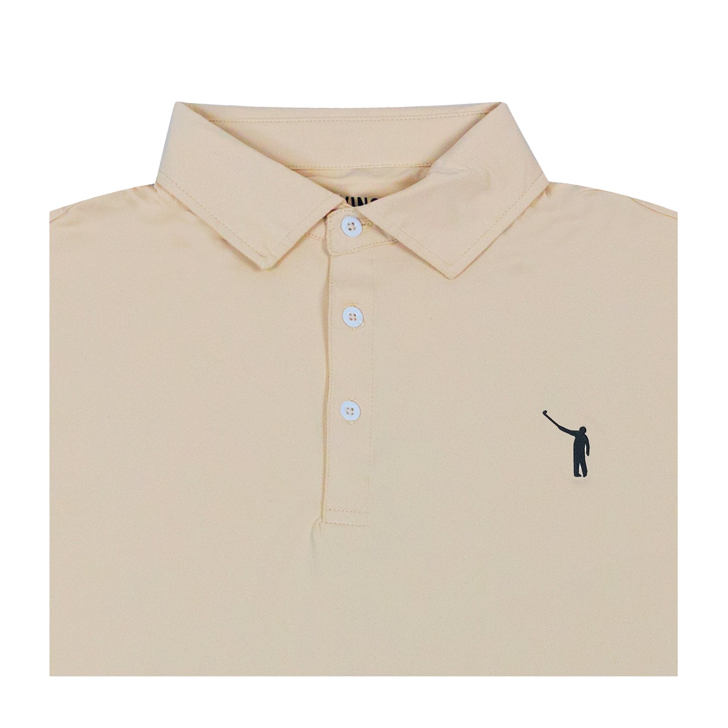 NLU Performance Polo | Tan w/ Black