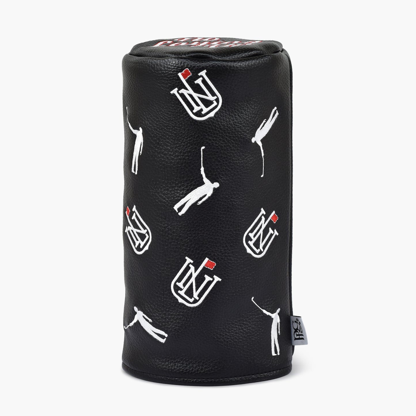 No Laying Up Barrel Fairway Wood Headcover | Black w/ White and Red