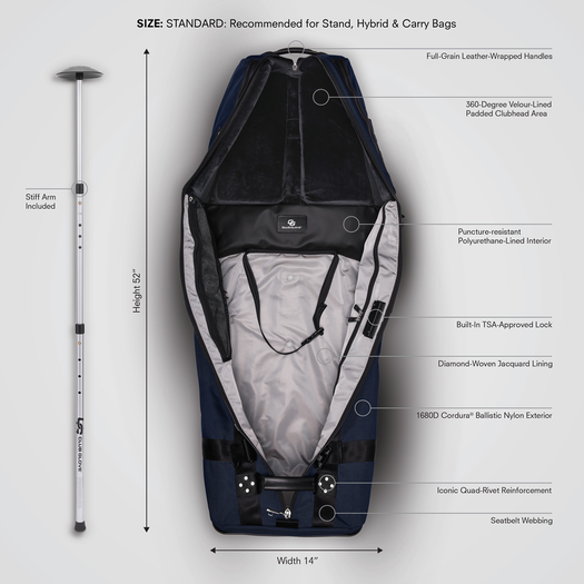 No Laying Up x Club Glove Tour Traveler SB | Navy