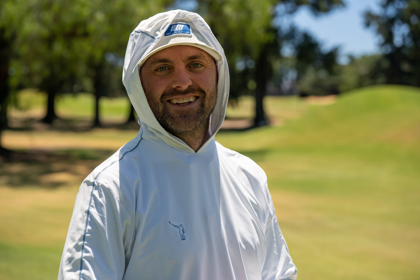 NLU x FJ TempoSeries Blocked Sun Hoodie | White