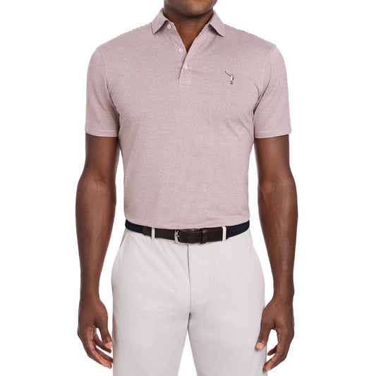 NLU x H&B Perkins Polo | Heathered Exeter & White
