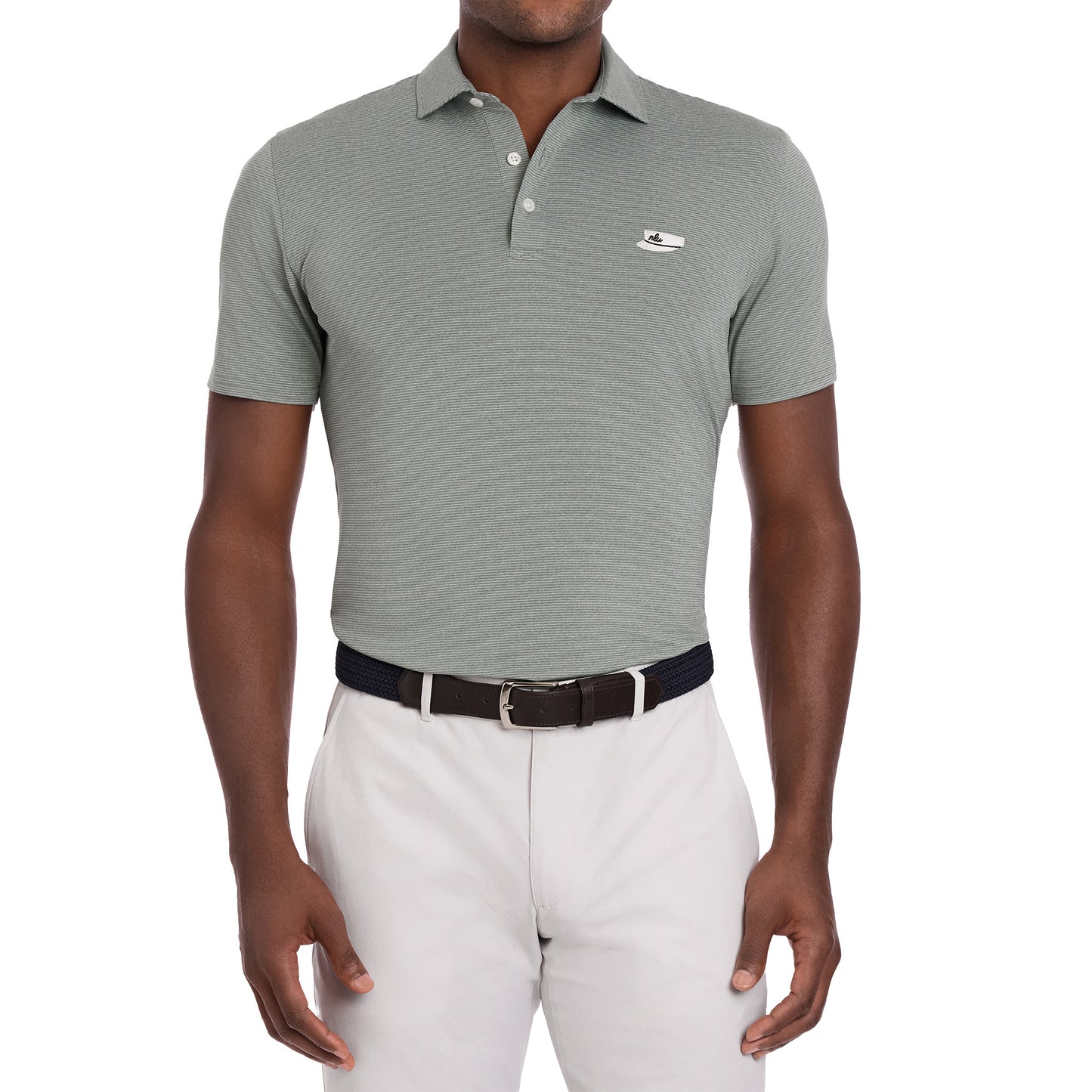 NLU x H&B Holland Polo | Heathered Ivy