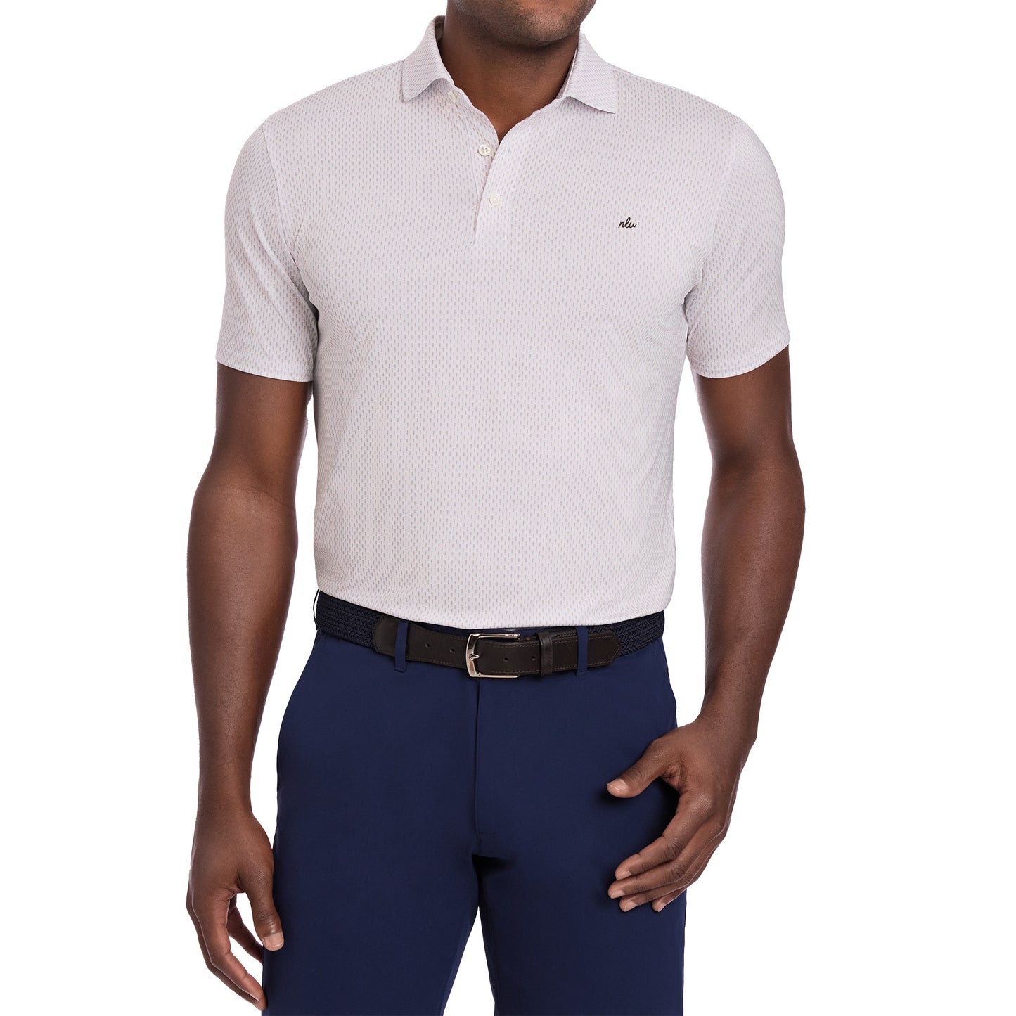 NLU x H&B Forrest Printed Polo | Dune