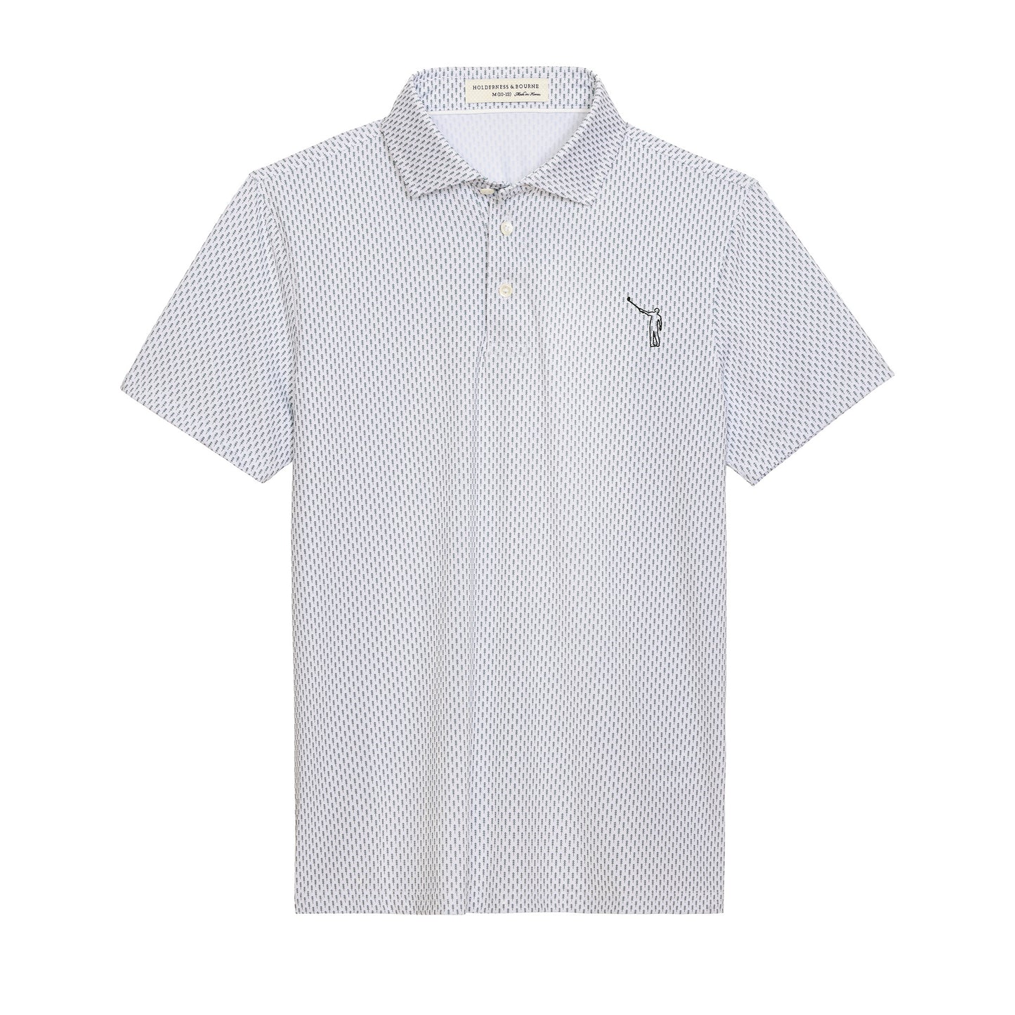 NLU x H&B Forrest Printed Boys Polo | Ivy