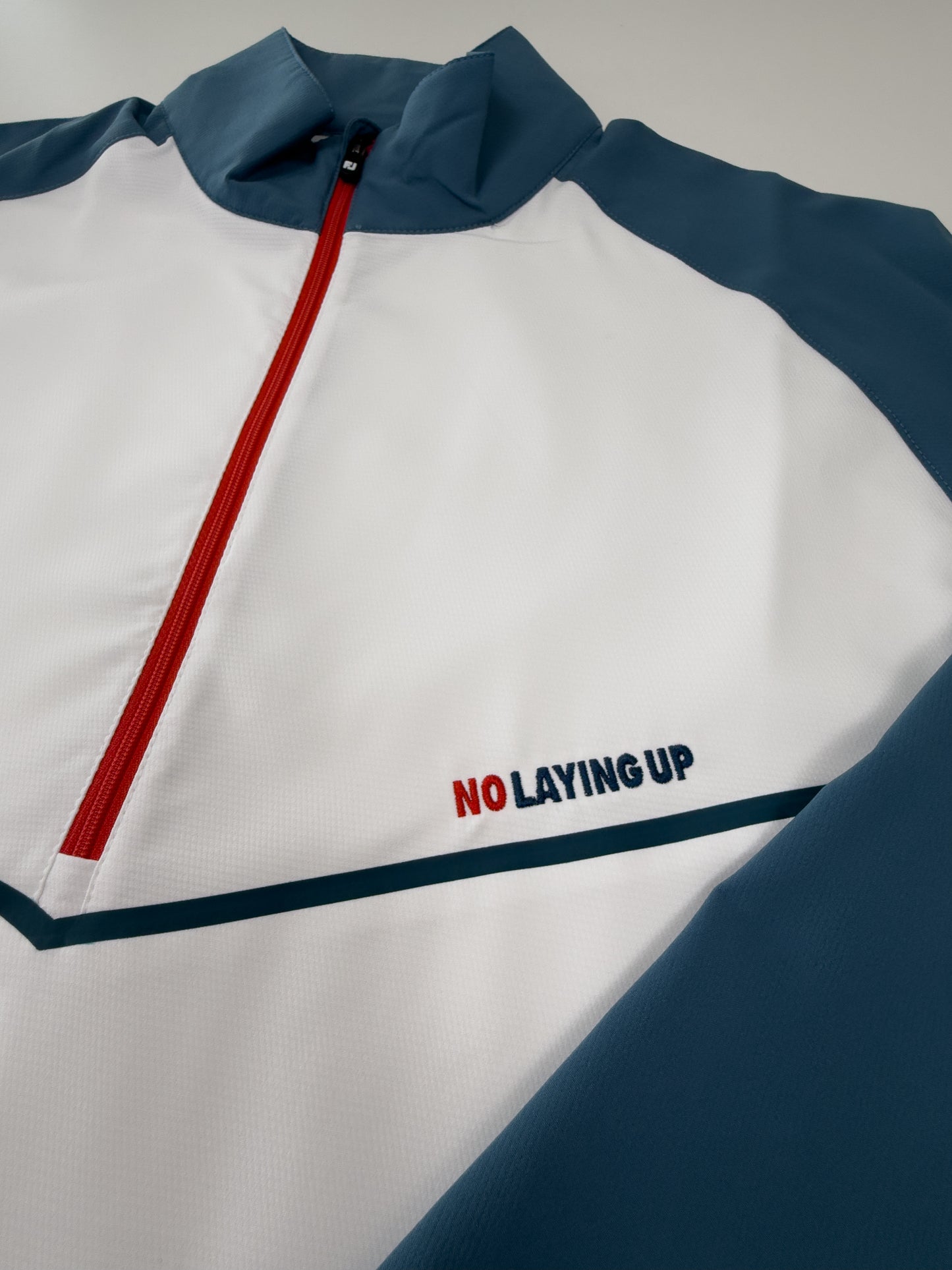 NLU x FJ Zephyr Windshirt | Denim & White