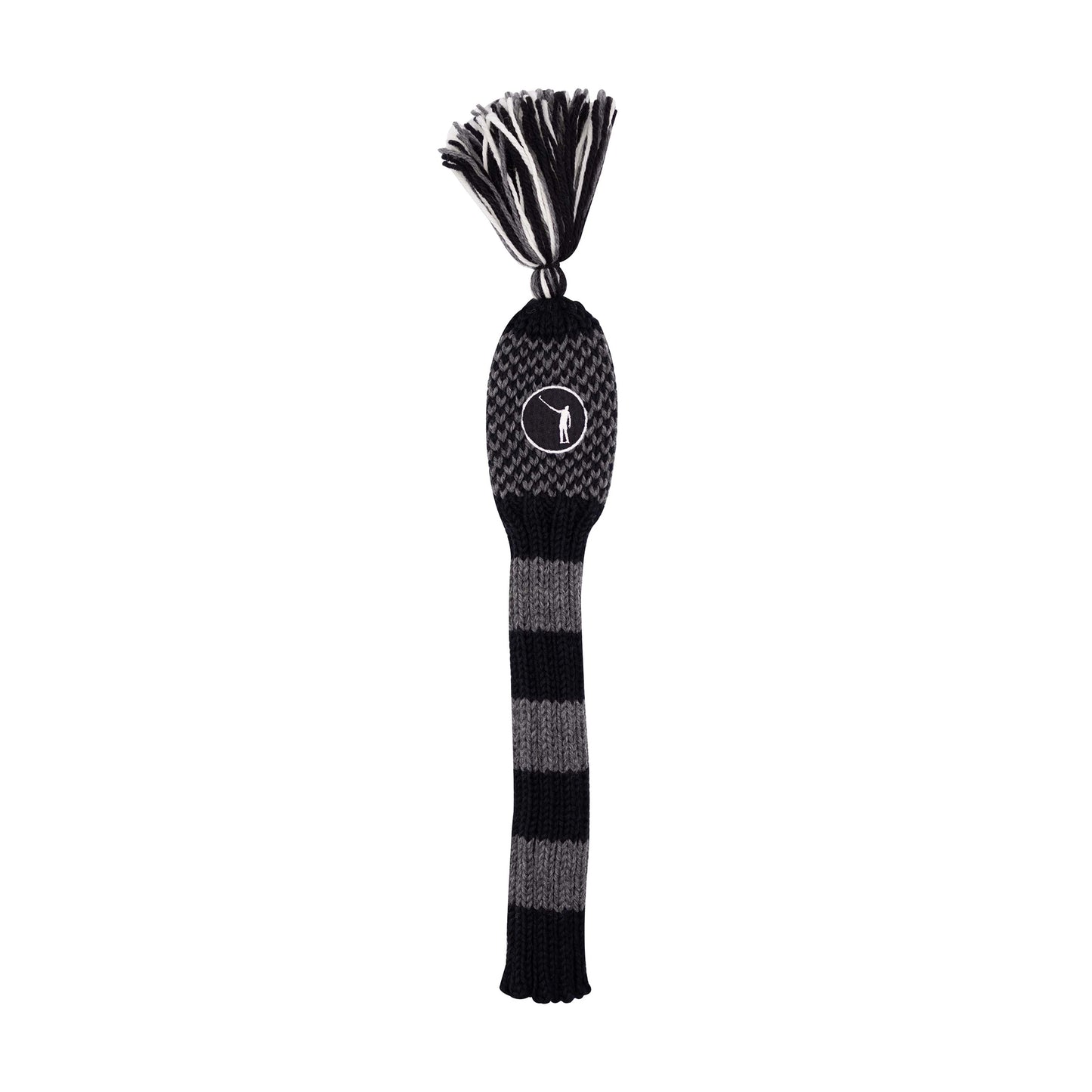 NLU x Fore Ewe Knit Fairway Headcover | Charcoal, Black, and White