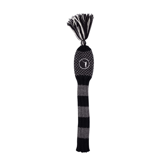 NLU x Fore Ewe Knit Fairway Headcover | Charcoal, Black, and White