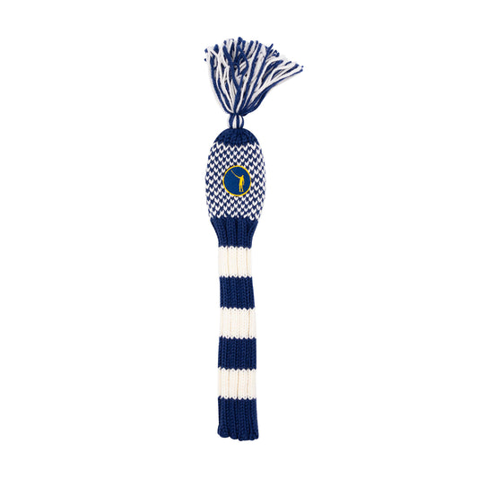 NLU x Fore Ewe Knit Fairway Headcover | Navy, White, and Yellow