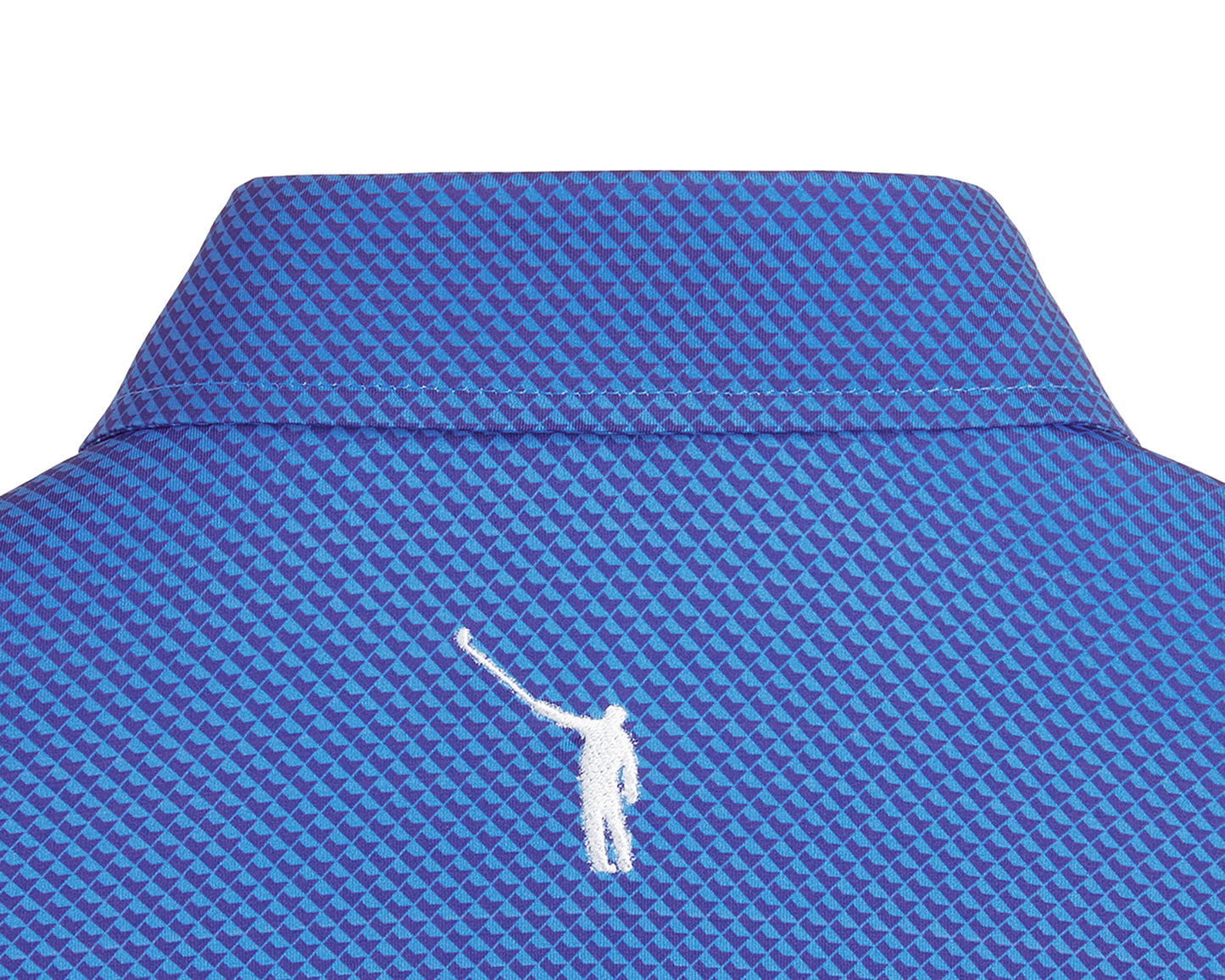 NLU + H&B Byrd Printed Polo | Sankaty & Navy