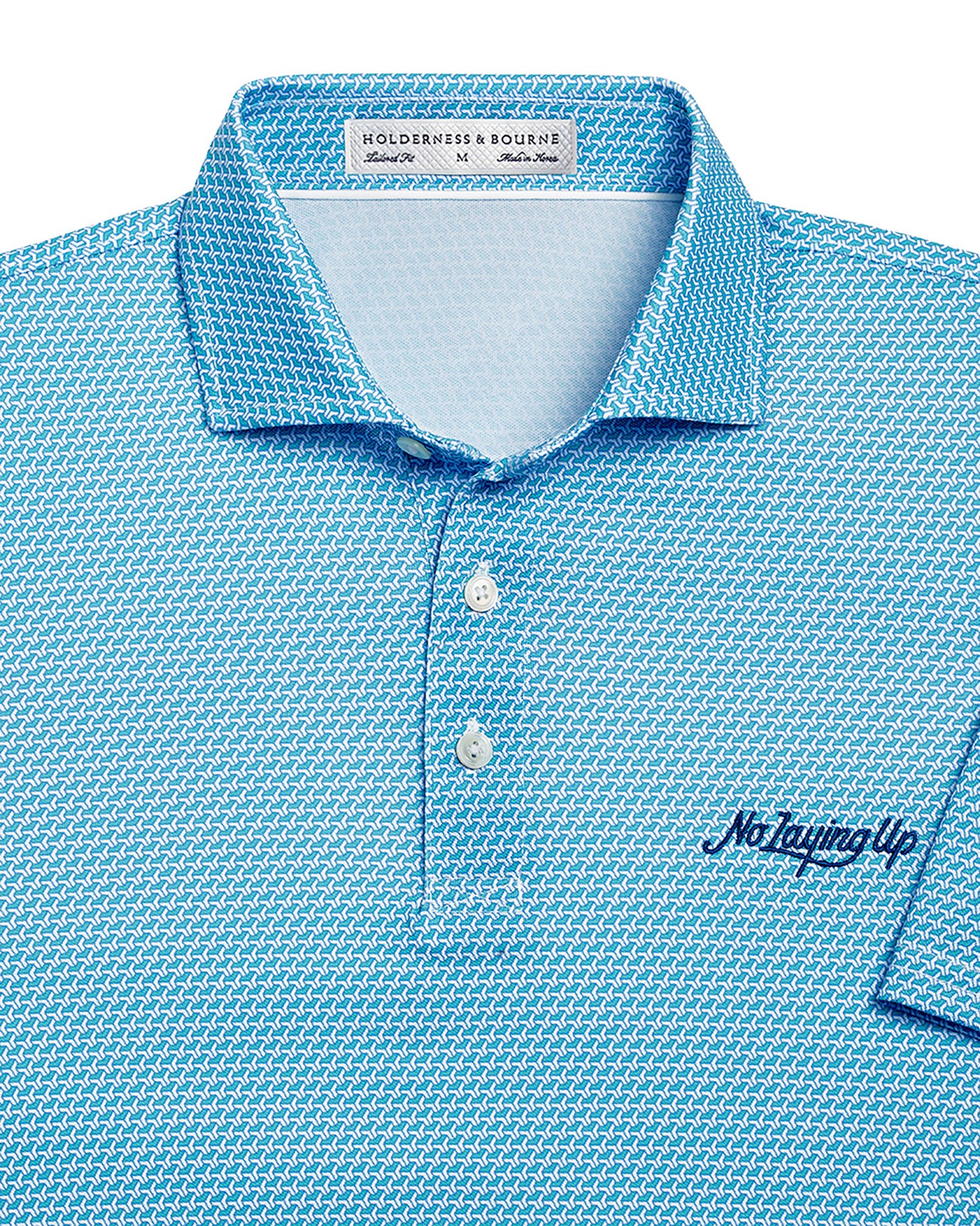 NLU + H&B Phelps Polo | Seashore, White, & Sankaty