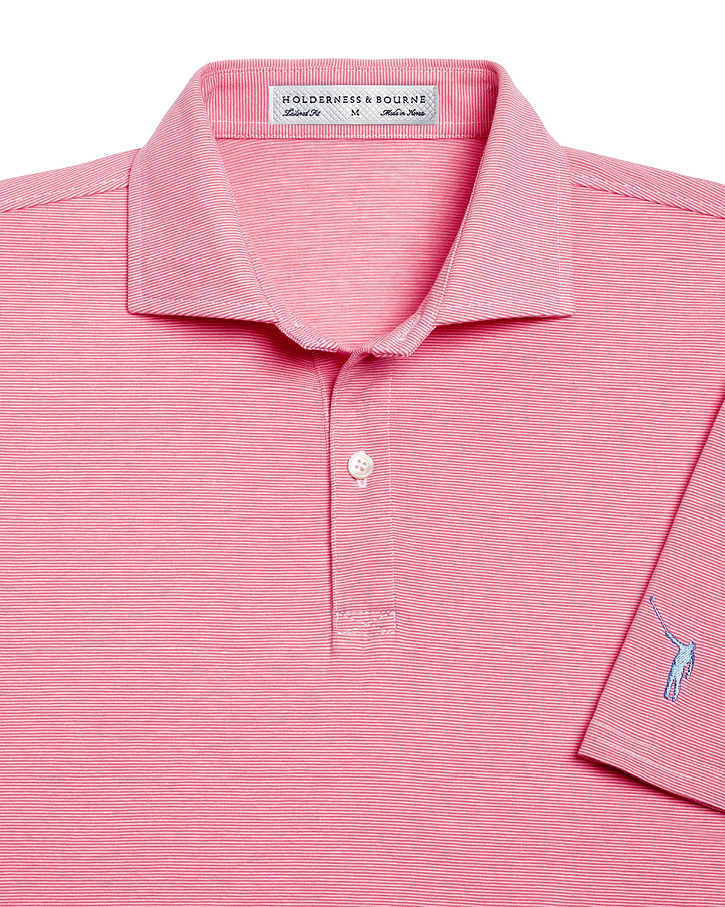 NLU + H&B Hunter Polo | Nantucket & White
