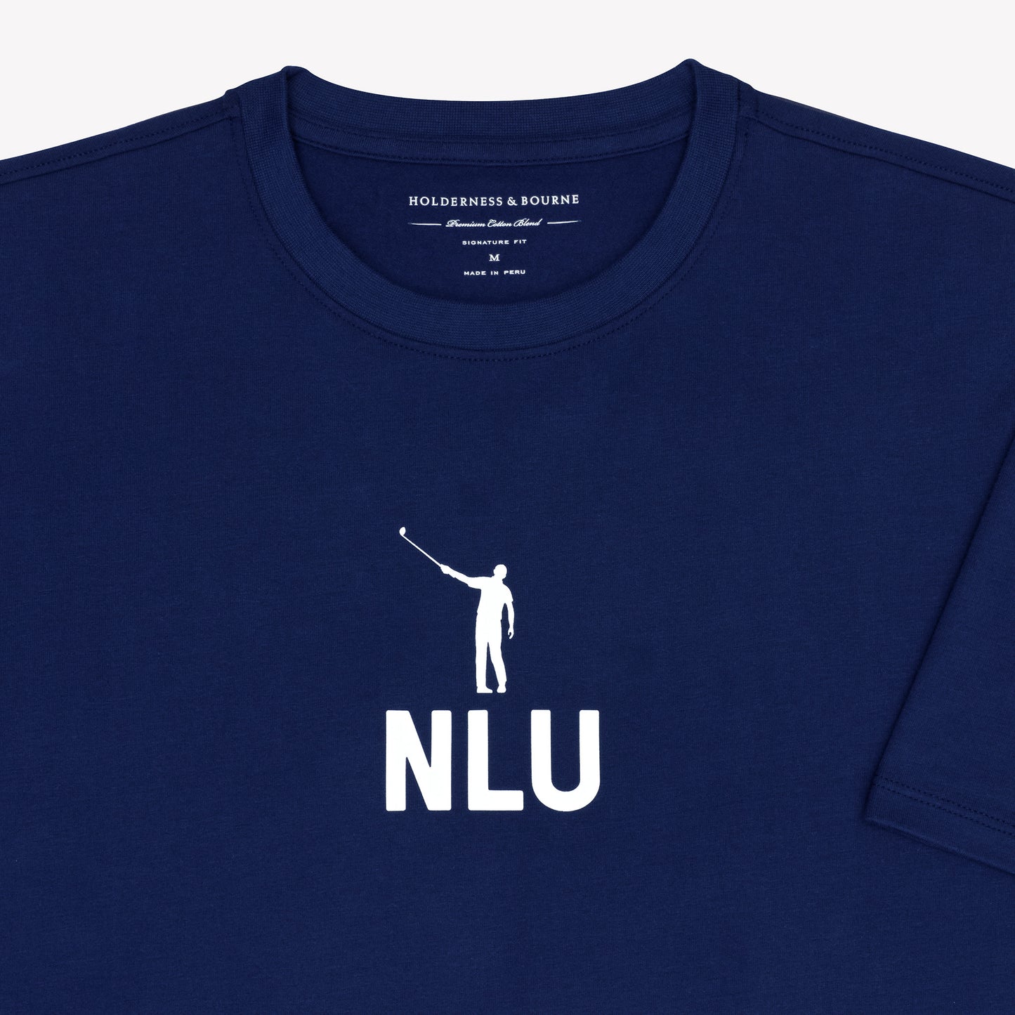 NLU x H&B Mason T-Shirt | Navy w/ Wayward & NLU Initials
