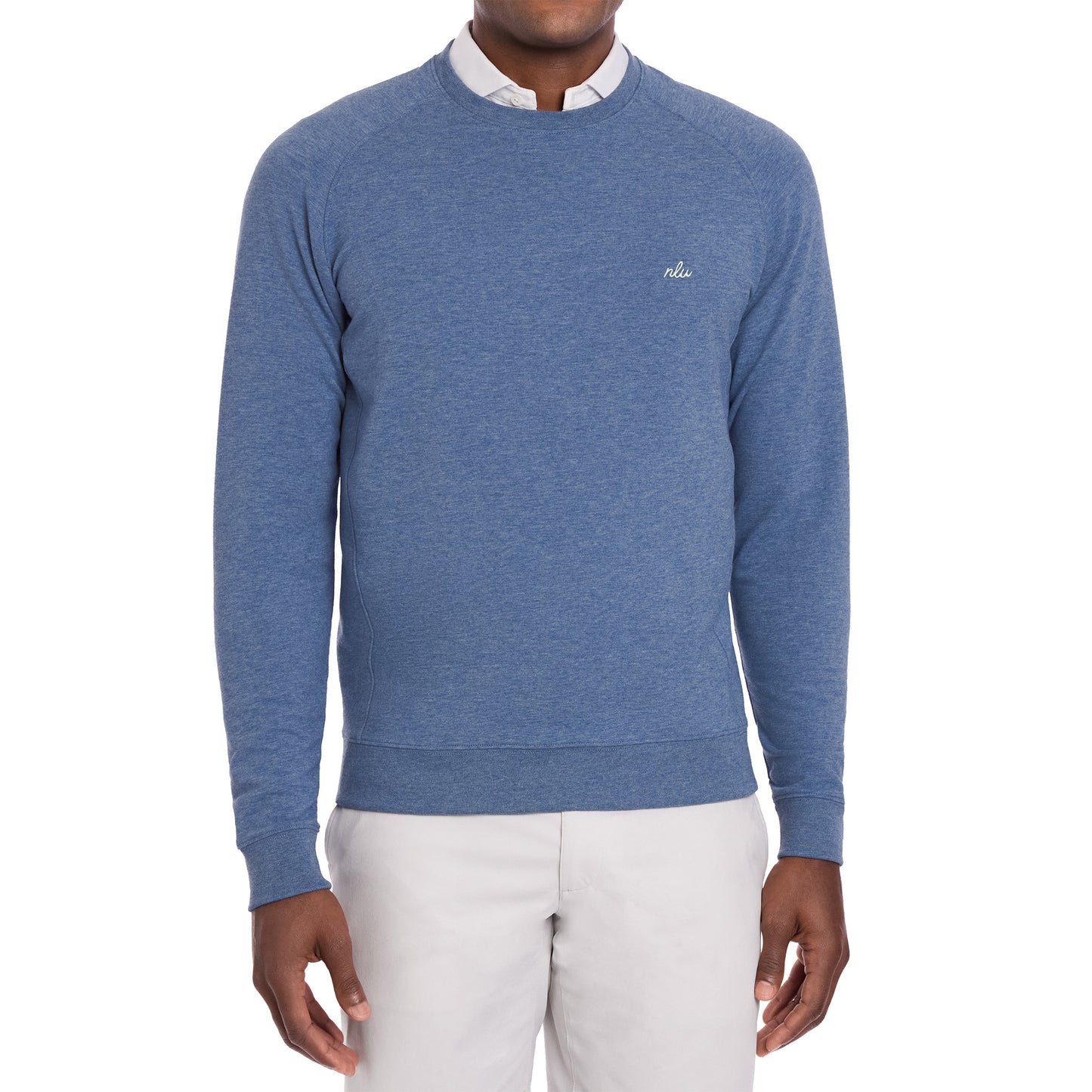 NLU x H&B Kennedy Crewneck | Heathered Bedford