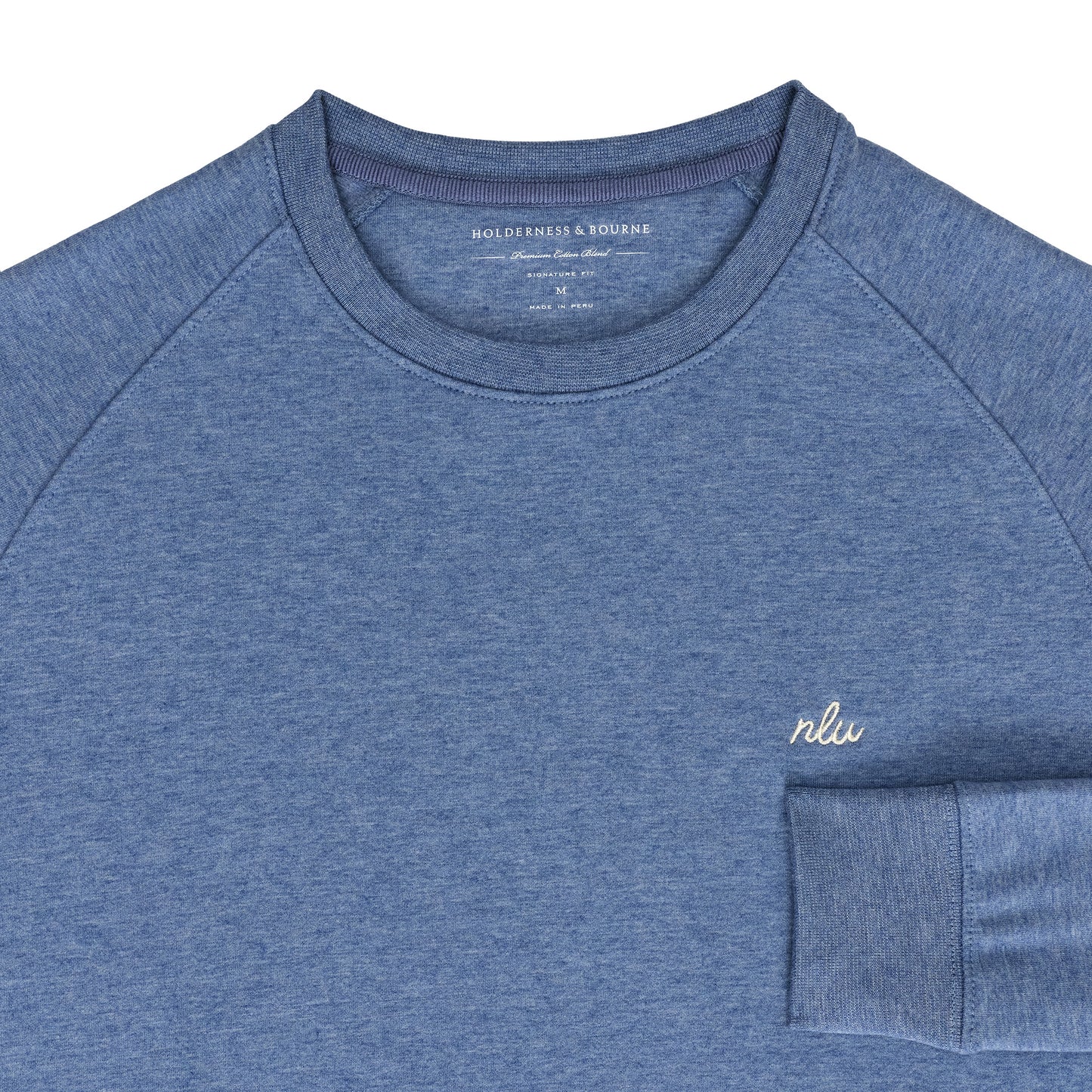 NLU x H&B Kennedy Crewneck | Heathered Bedford