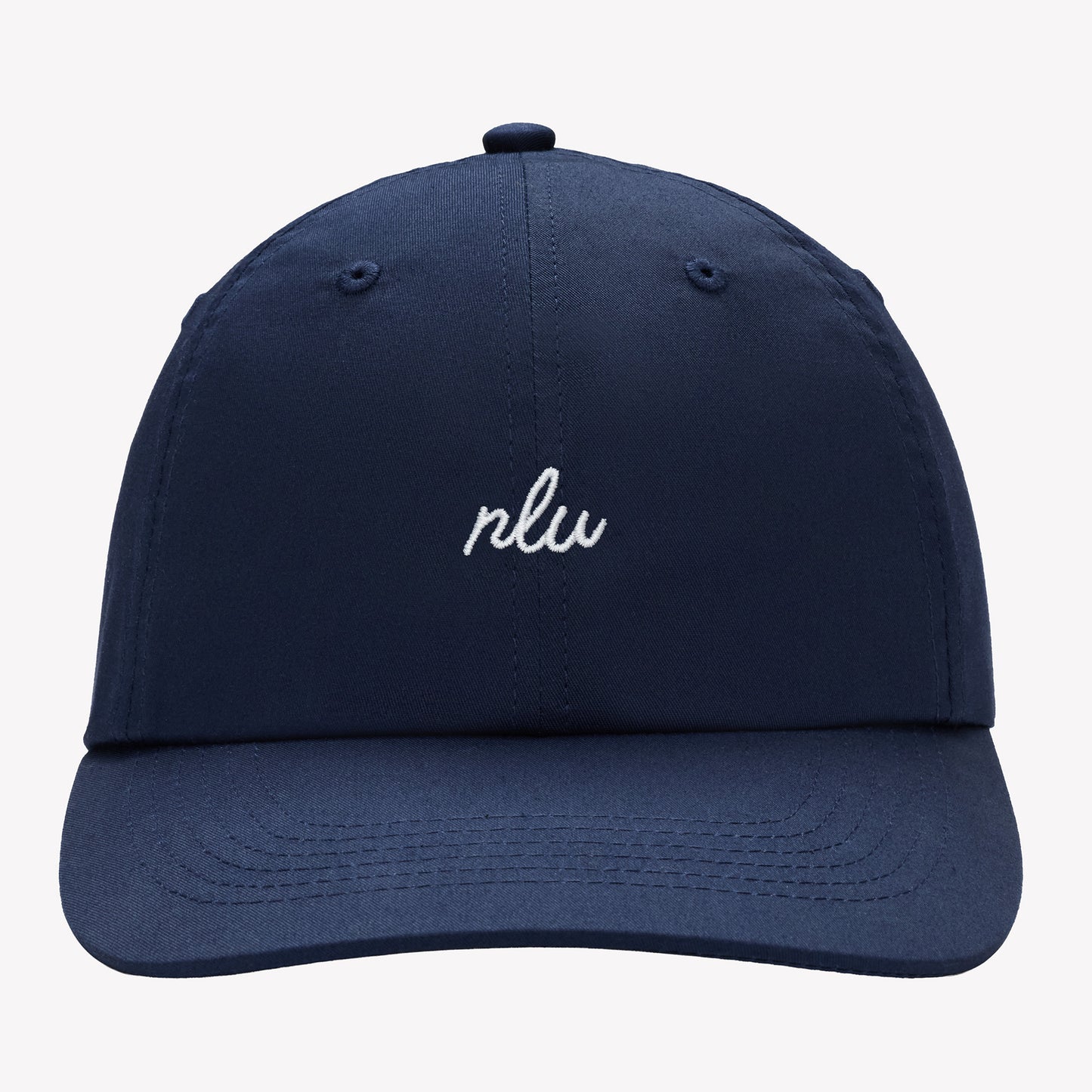 NLU x H&B Lightweight Cotton Hat | Navy w/ Small NLU Script Initials