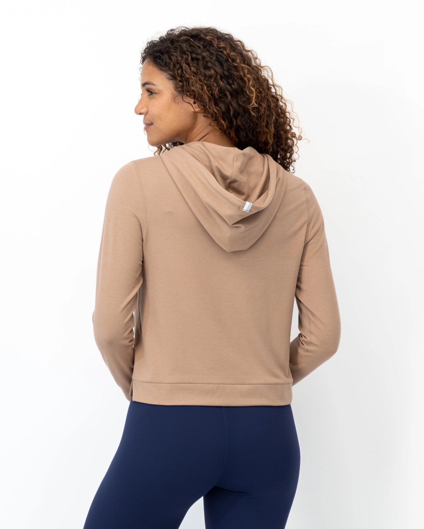 NLU x Rhoback Women's Tempo Hoodie | Heathered Sepia