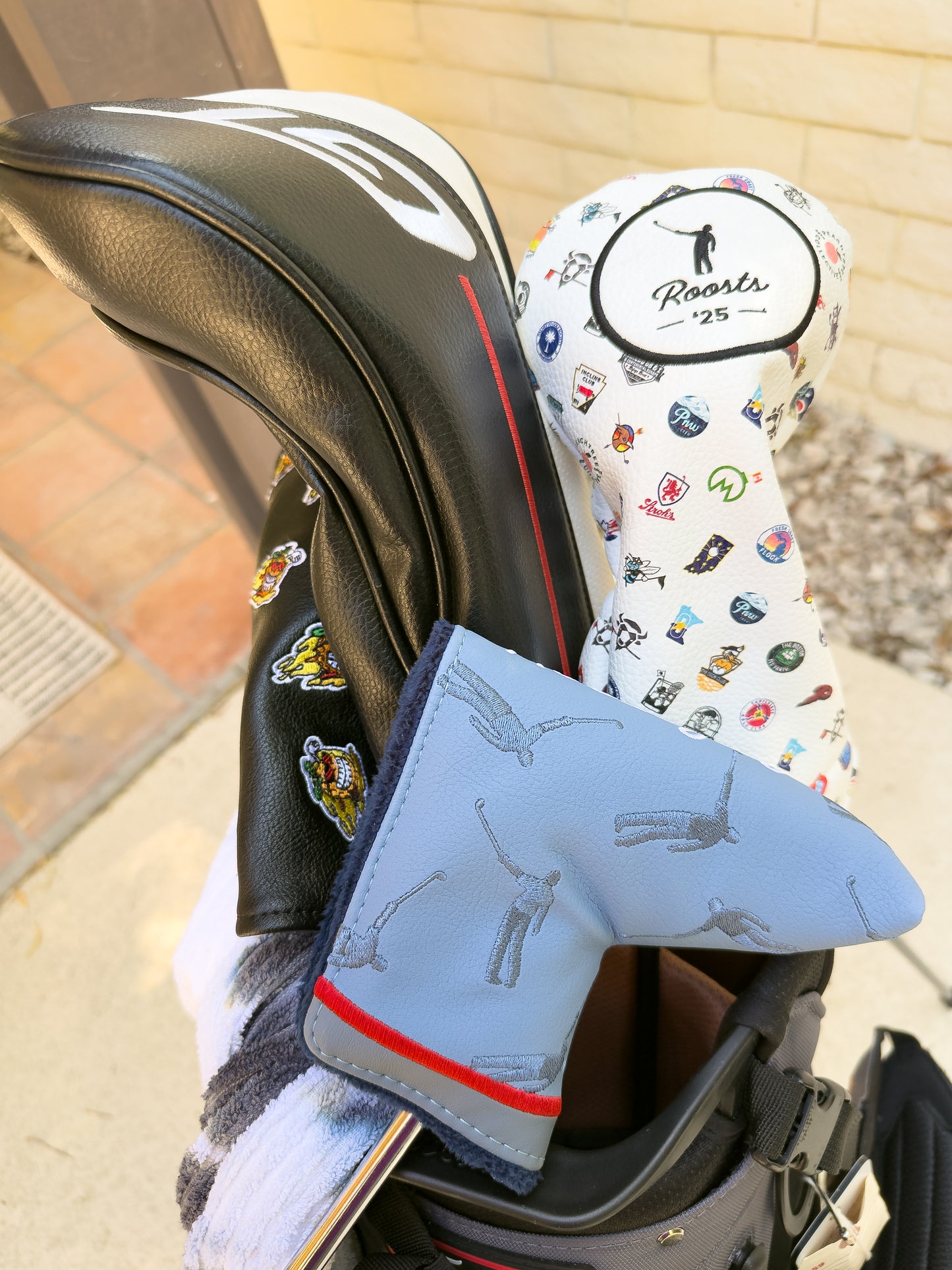 NLU x Handcrafted Golf Blade Putter Cover | Light Blue