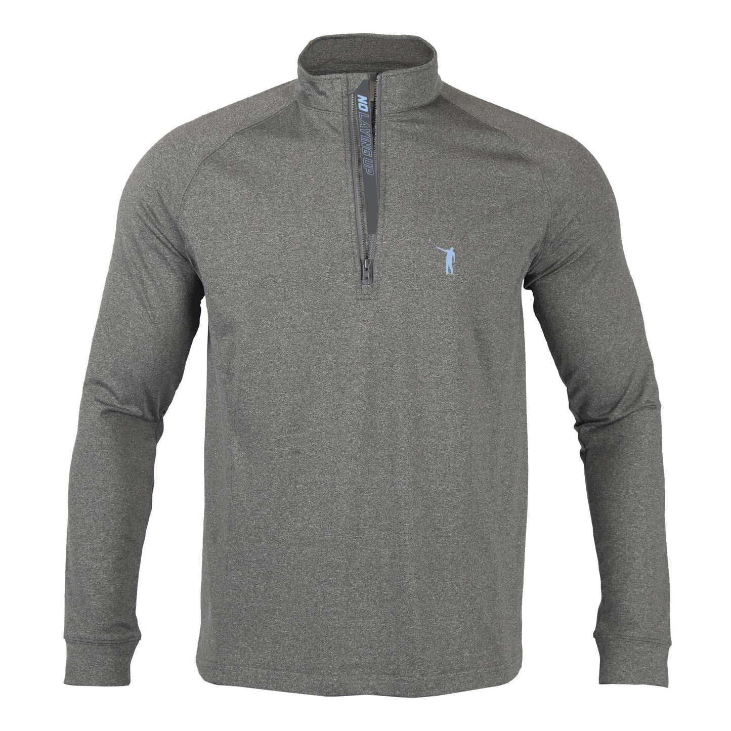 NLU x Levelwear Mid-Weight Pullover | Grey with Windsor Blue Wayward
