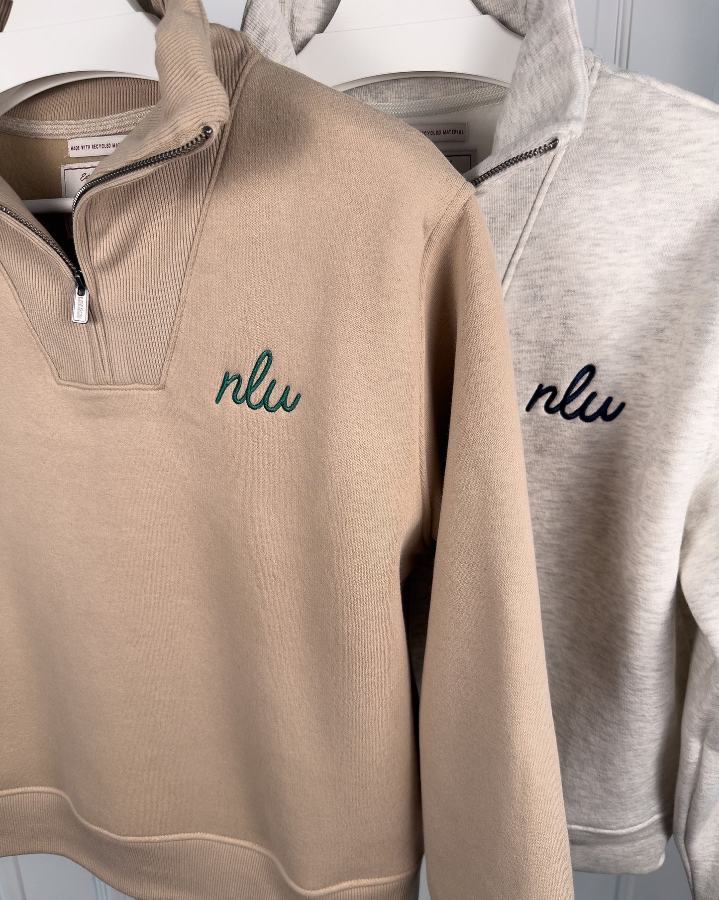 No Laying Up Ladies Fleece Quarter Zip | Khaki