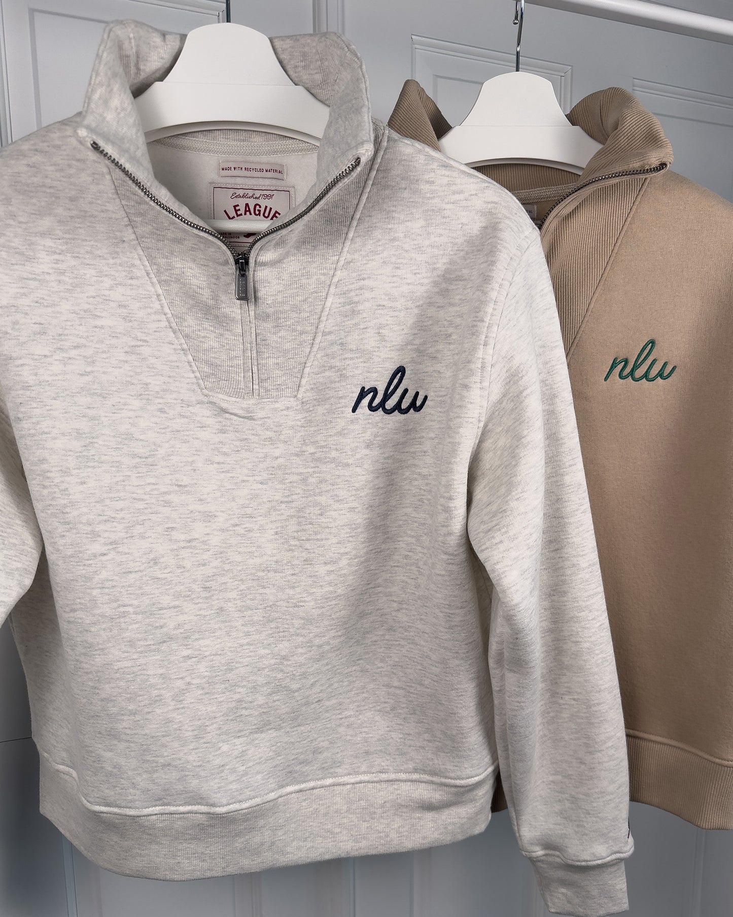 No Laying Up Ladies Fleece Quarter Zip | Oatmeal