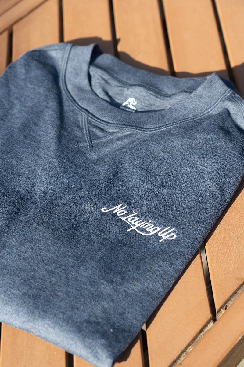NLU x Rhoback Pace Performance Crewneck - Navy