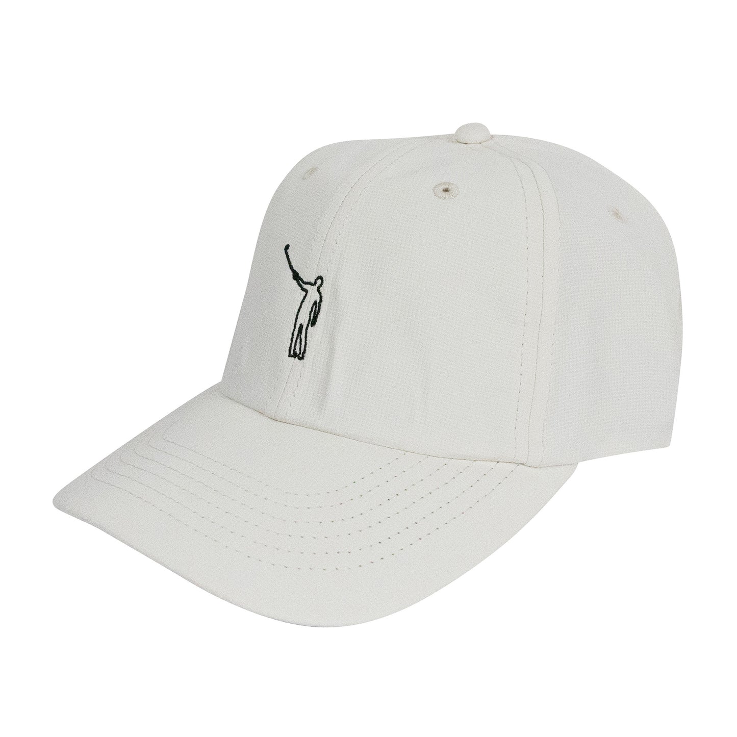 The NLU Wayward Outline Small Fit Performance Hat | Macaroon w/ Dark Green