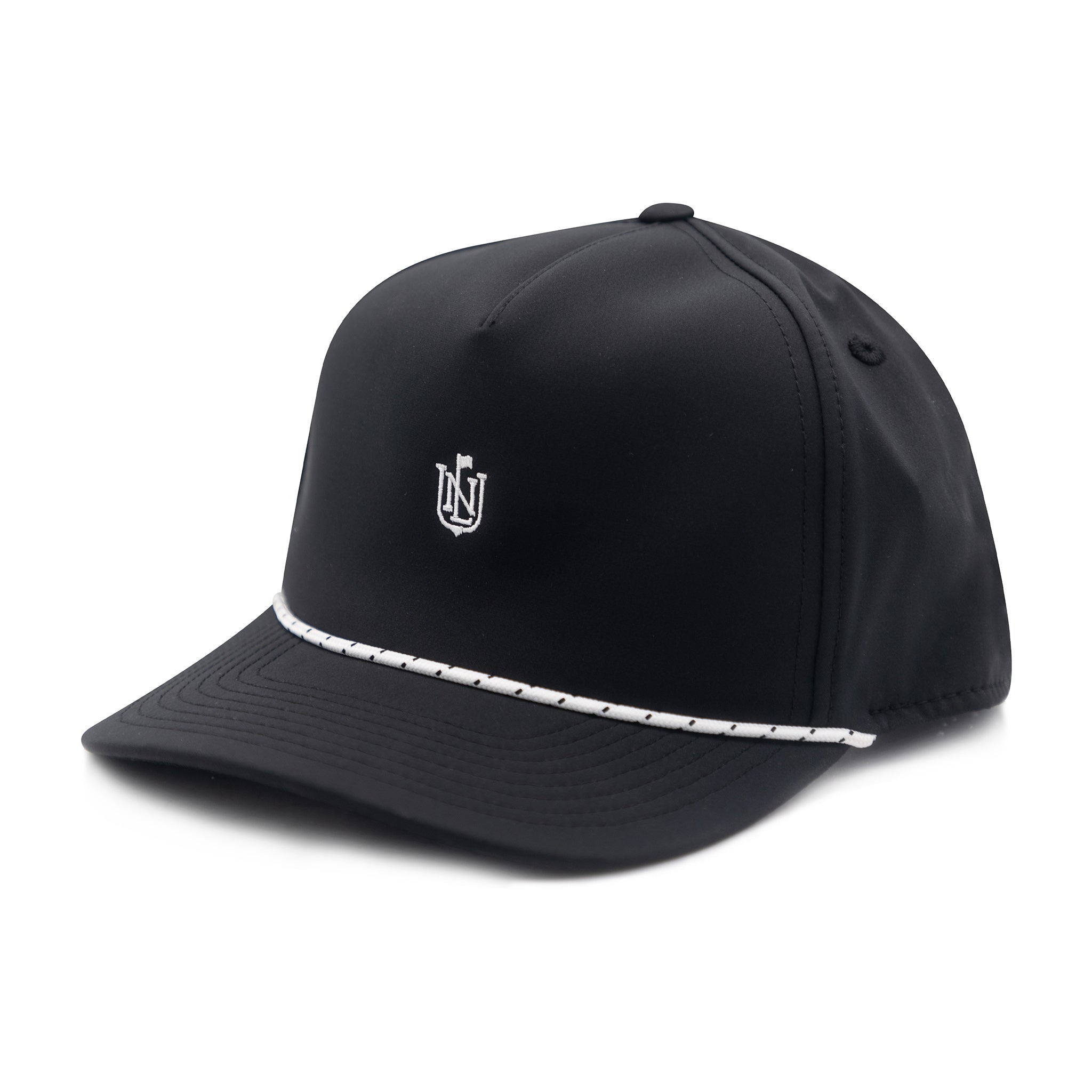 Rope Hat - White (Black Logo)