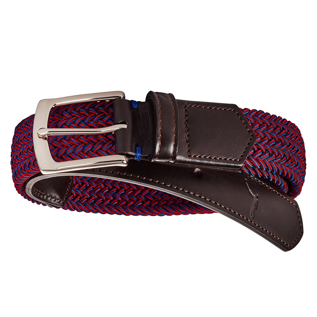NLU x H&B Fischer Belt | Oxford & Hoylake Microstripe
