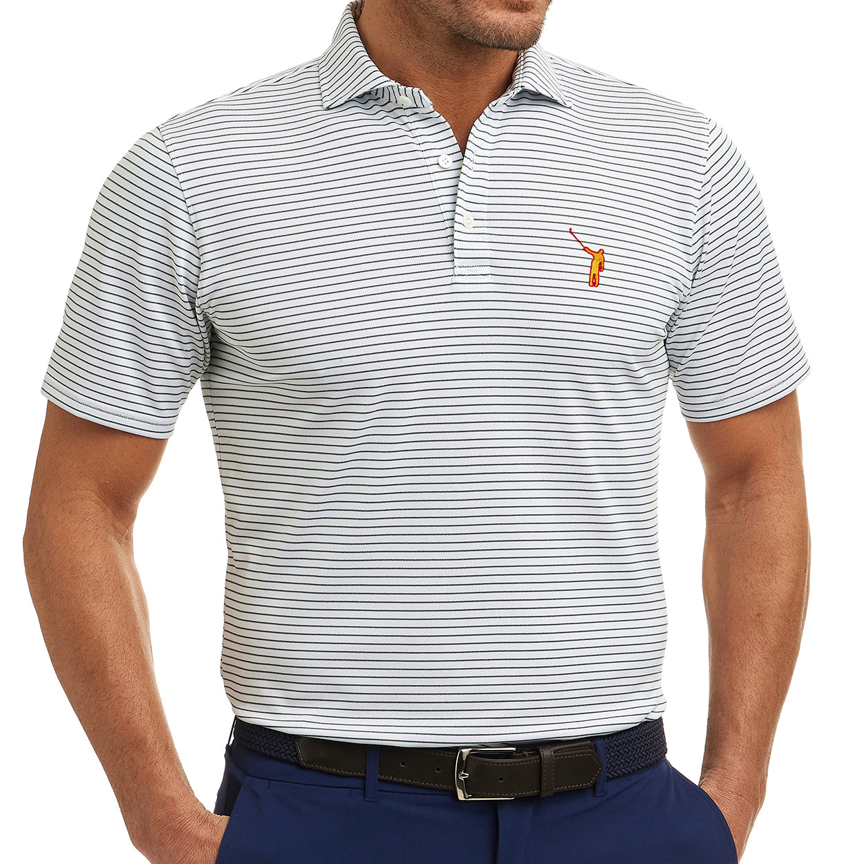 NLU x H&B Gordon Polo | White & Pine