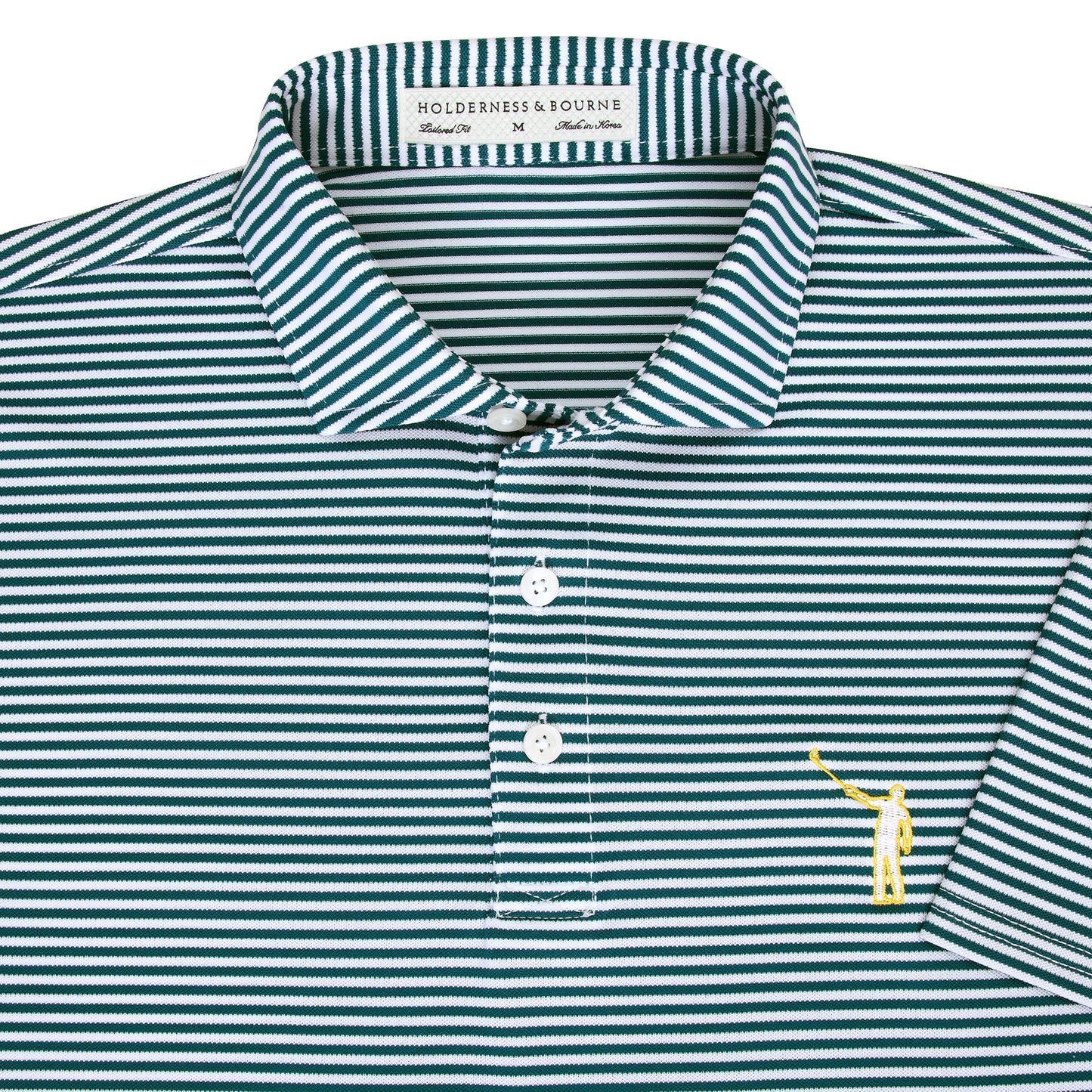 NLU x H&B Maxwell Polo | Deep Teal & White