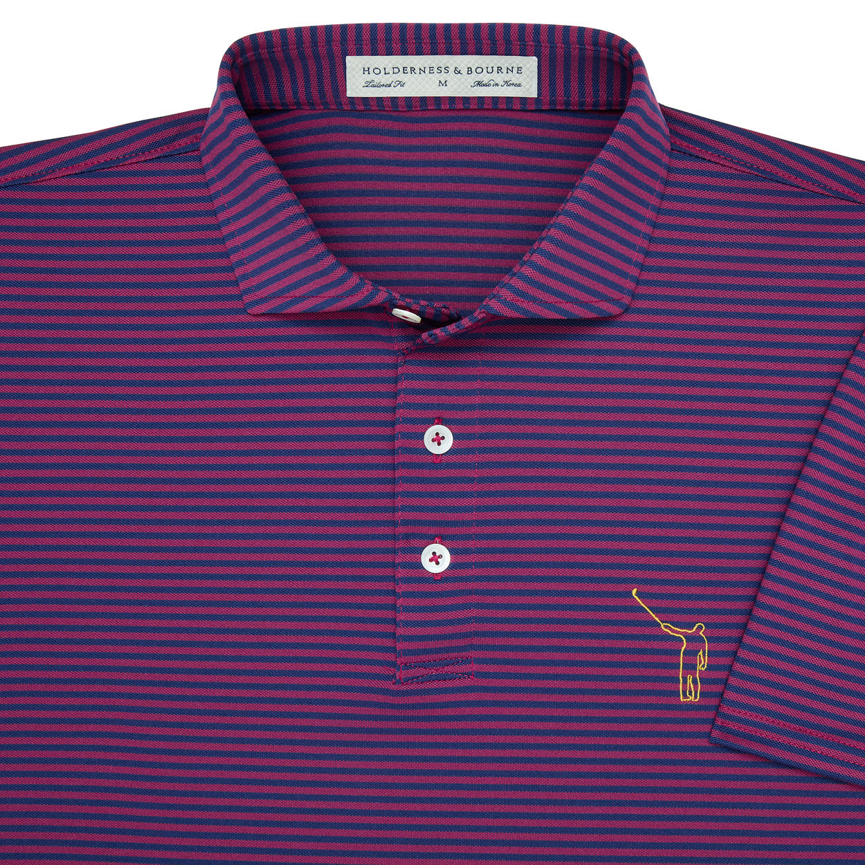 NLU x H&B Polo | Navy & Vintage Claret