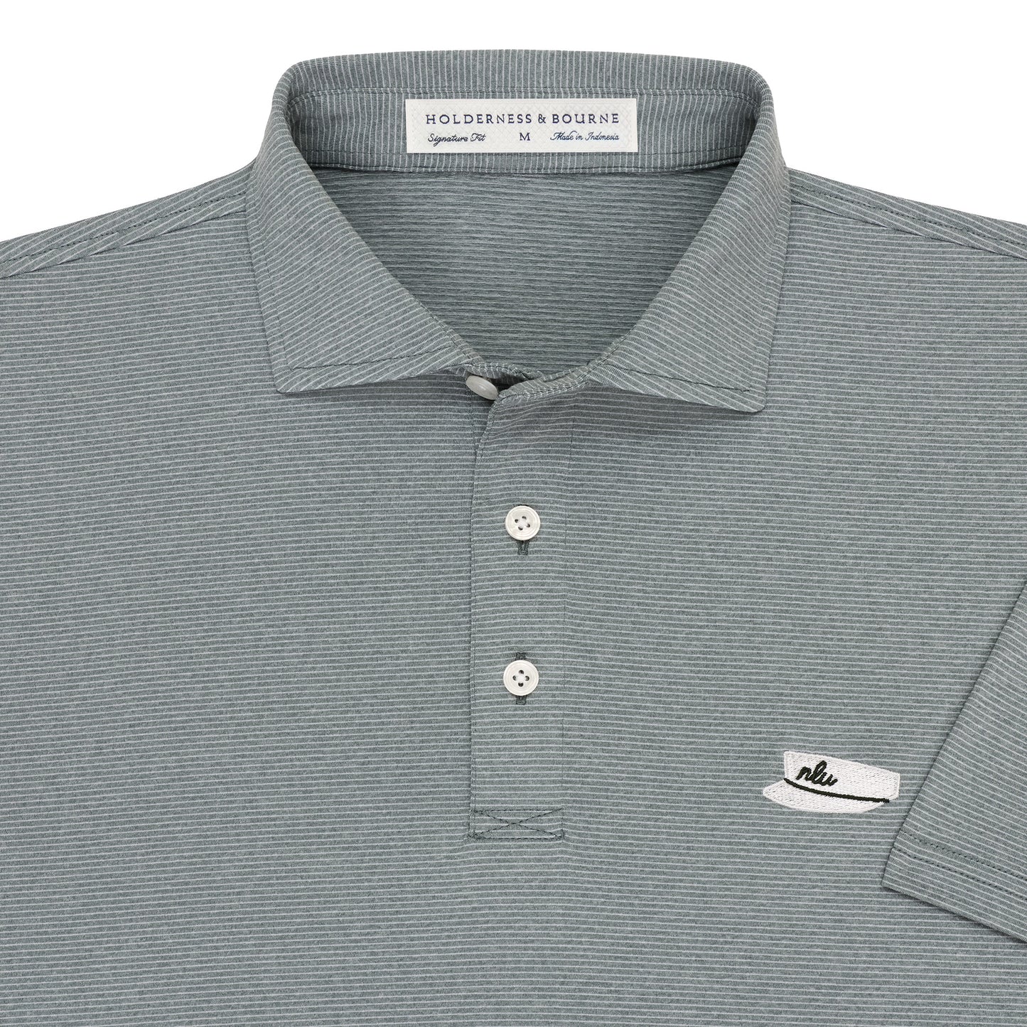 NLU x H&B Holland Polo | Heathered Ivy