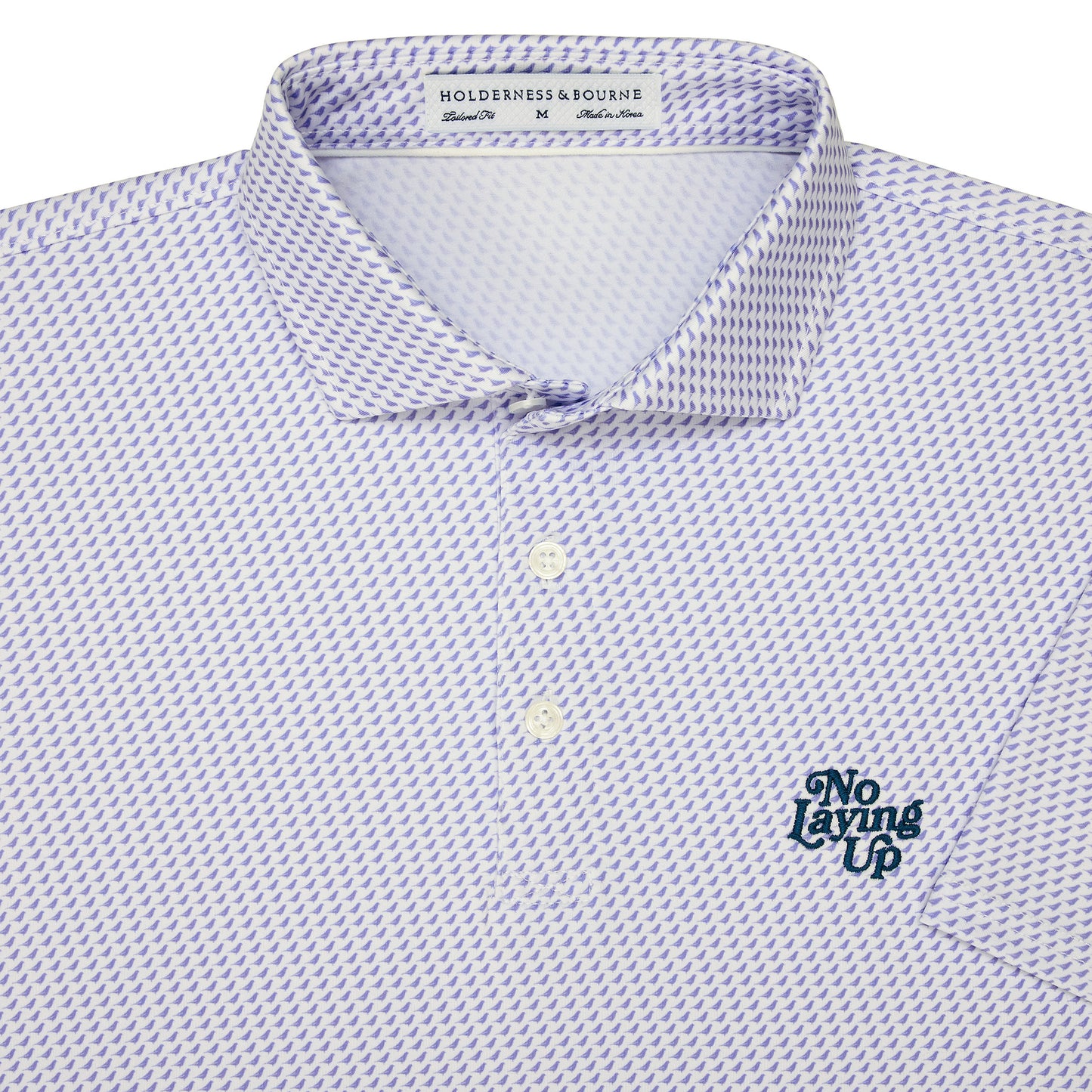NLU x H&B Ballard Printed Polo | Lavender
