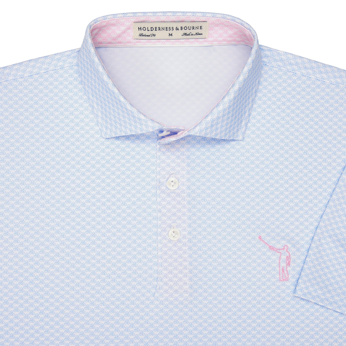 NLU x H&B Dalton Printed Polo | Skye