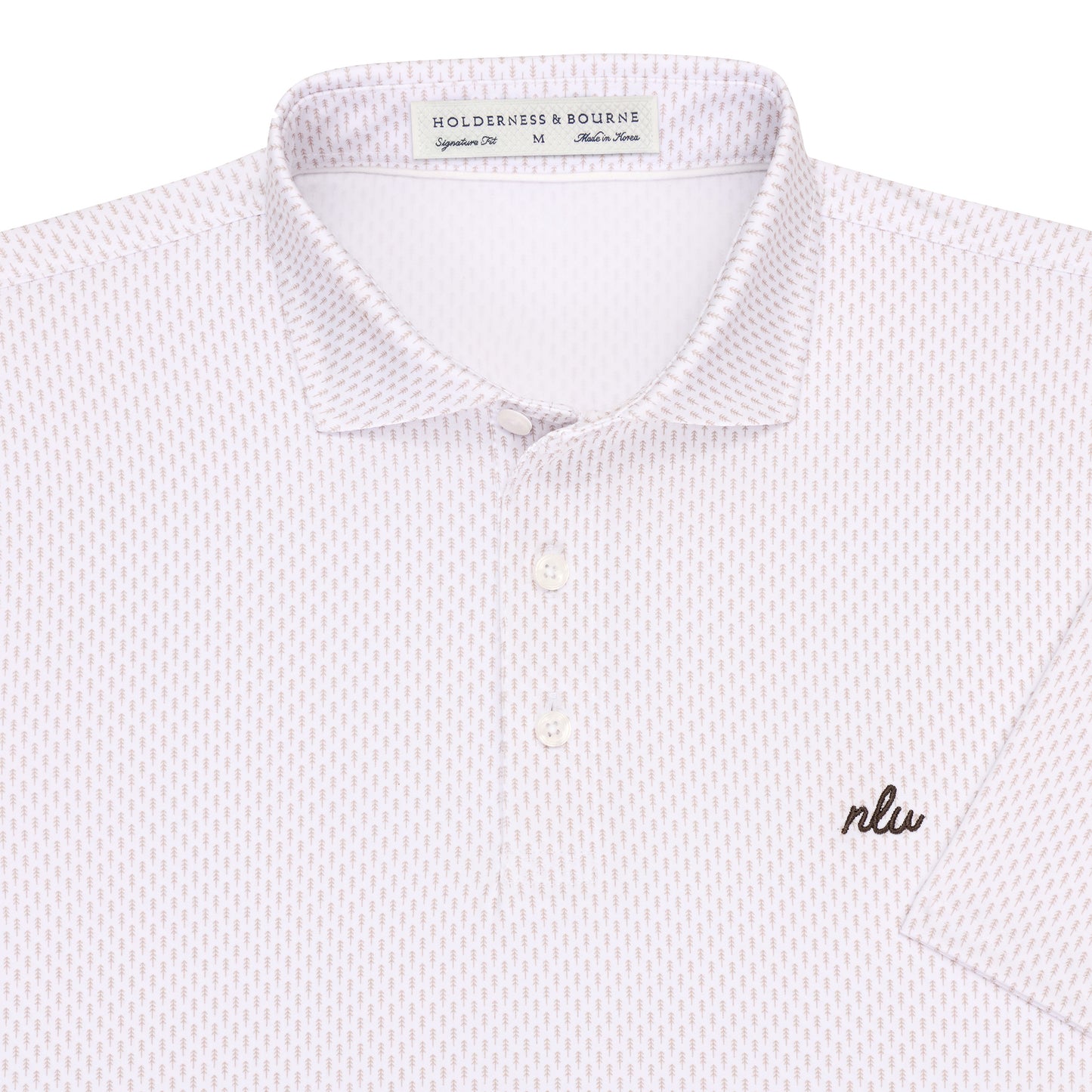 NLU x H&B Forrest Printed Polo | Dune
